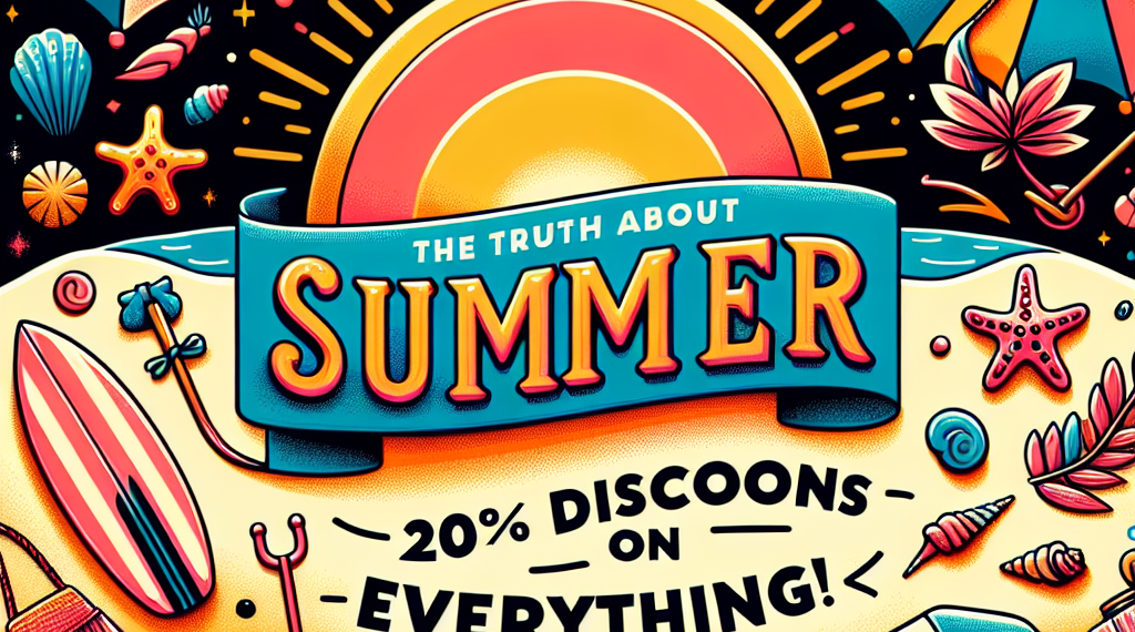 האמת על הקיץ: 20% הנחה על הכל! ☀️