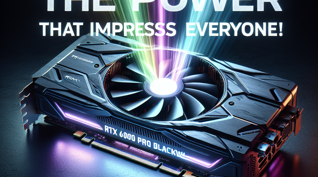 הכל על RTX 6000 Pro Blackwell: הכוח שמרשים את כולם!