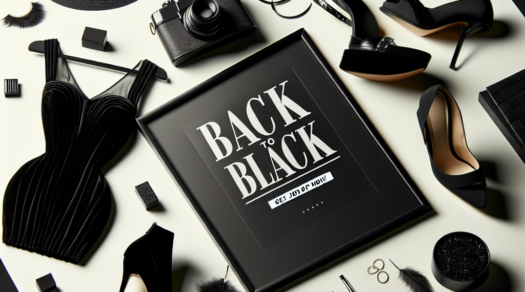 הכל על Back to Black: קבלו 20% הנחה עכשיו!