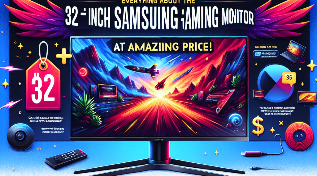 הכל על מסך הגיימינג סמסונג 32 אינצ' במחיר מעולה!