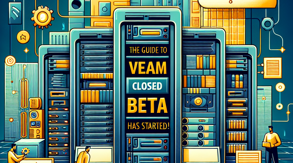 המדריך ל-Veeam ו-XCP-NG: בטא סגורה התחילה!