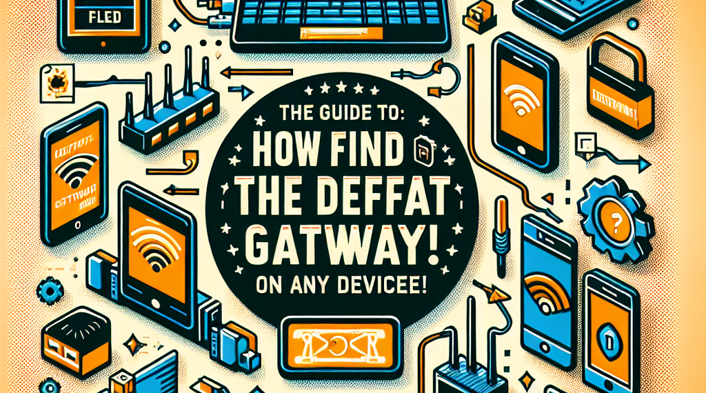 המדריך ל: איך למצוא את שער ברירת המחדל בכל מכשיר!