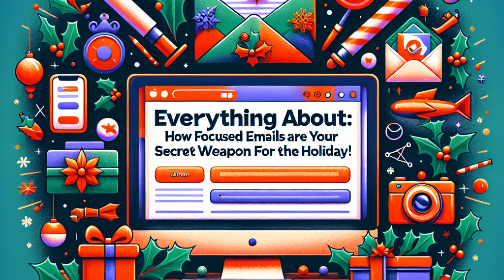 הכל על: איך מיילים ממוקדים הם הנשק הסודי שלך לחג! 🎉