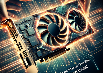 מדריך על Maxsun Intel Arc Pro B60: טריקי כרטיסים גזעים!