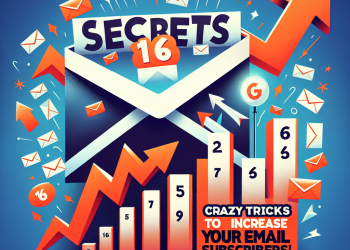 כותרת חדשה:  
"סודות: 16 טריקים מטורפים להגדלת מנויי המייל שלך!"