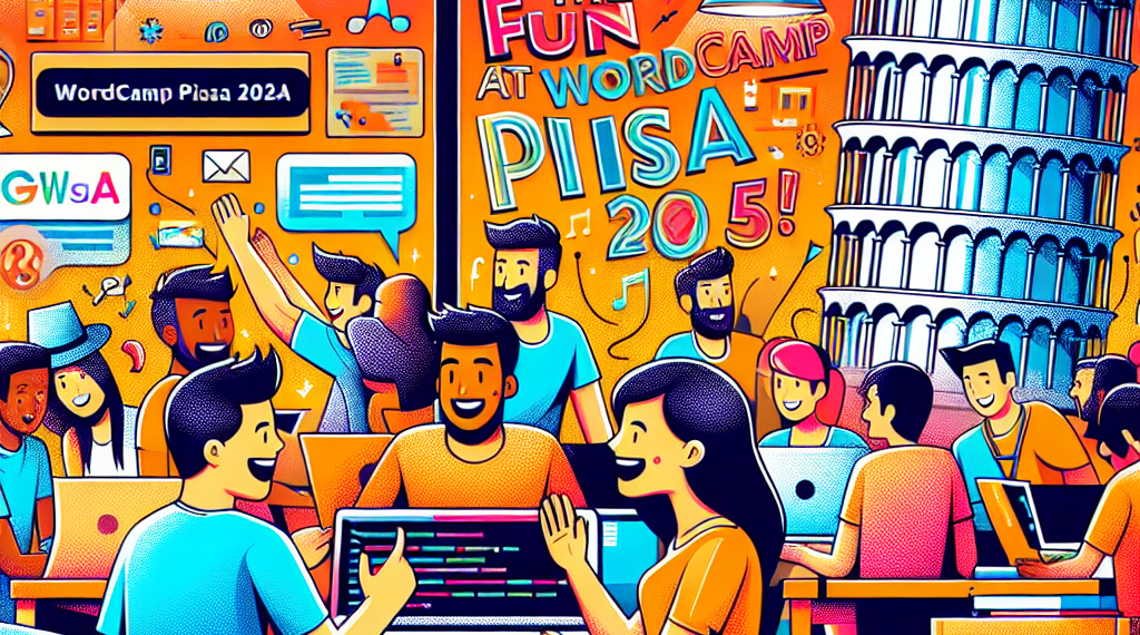 איך להיות חלק מהכיף בכנס WordCamp פיזה 2025! 🌍🎉