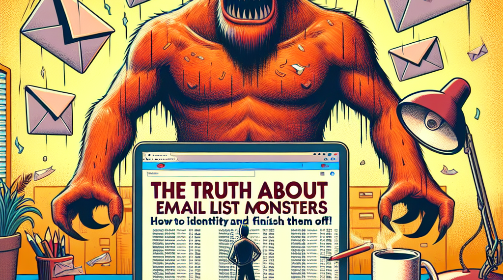 האמת על מפלצות רשימות דוא"ל: איך לזהות ולגמור איתן!