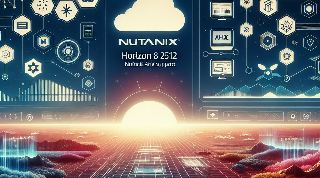 הכל על Horizon 8 2512 עם תמיכת Nutanix AHV!