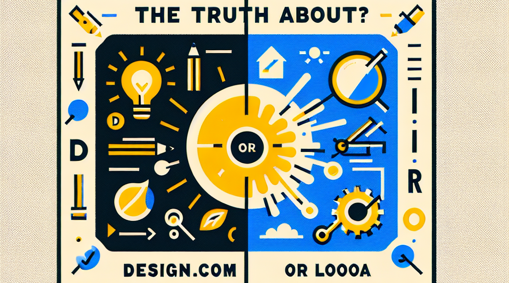 האמת על: מי עושה לוגואים יותר טובים? Design.com או Looka?