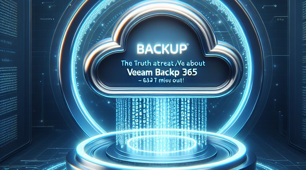 האמת על Veeam Backup 365 v8.3 – אל תפספסו!