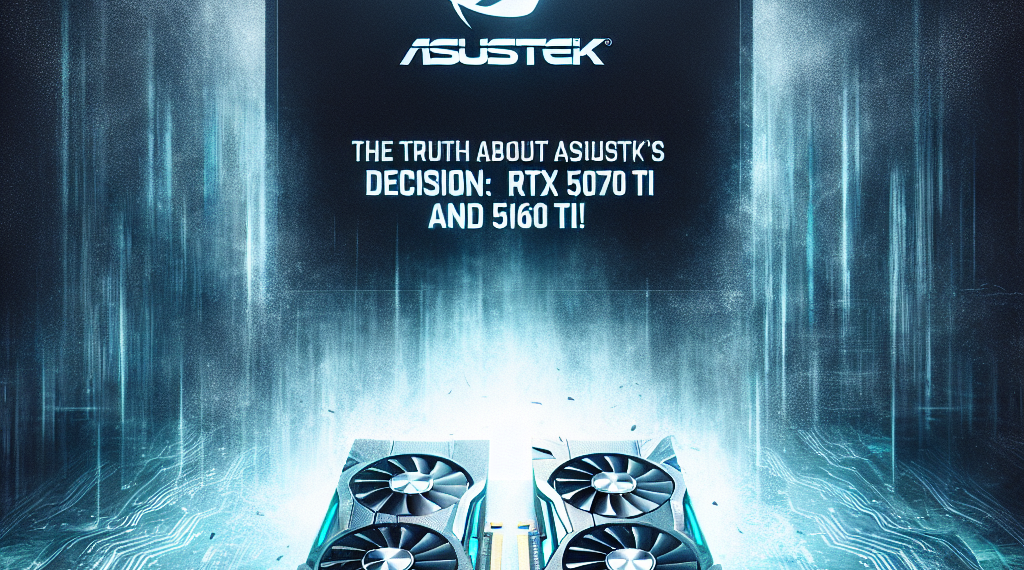 האמת על ההחלטה של ASUSTek: Goodbye RTX 5070 Ti ו-5060 Ti!
