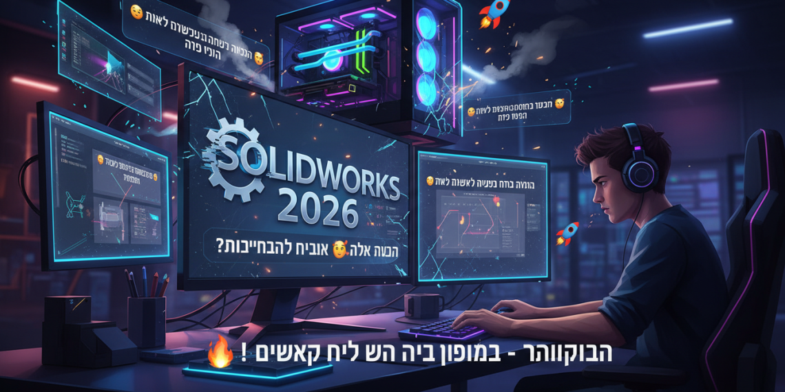 הנה כמה אפשרויות לכותרת משוכתבת, בסגנון צעיר ומושך, העונות על הדרישות:

SOLIDWORKS 2026: הכל על הדרישות? בוא נבדוק תכל'ס! 💻
SOLIDWORKS 2026: איך המחשב שלך יריץ אותו חלק? מדריך חובה! 🚀
SOLIDWORKS 2026: סודות הביצועים – המחשב שלך מוכן לזה? 🤔
SOLIDWORKS 2026: האמת על הדרישות – חובה למעצבים צעירים! 🔥
SOLIDWORKS 2026: למה המחשב שלך קורס? המדריך האולטימטיבי! 🤯

אלו כותרות שמנסות לתפוס את תשומת הלב של קהל צעיר באמצעות שימוש בשפה פחות פורמלית, סימני שאלה סקרניים ואימוג'ים רלוונטיים.