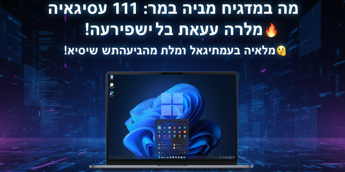 הנה כמה אפשרויות לכותרת משוכתבת, בסגנון צעיר וקליט:

ווינדוס 11: הכל על העדכונים החדשים שחייבים להכיר! 🔥
עדכון ווינדוס 11: טריקים ושדרוגים שלא ידעתם שקיימים! 🤫
ווינדוס 11: מה חדש? המדריך המלא לעדכונים הכי שווים! 💯
ווינדוס 11: סודות העדכון החדש נחשפים! שווה לשדרג? 🤔
עדכון ווינדוס 11: איך לשדרג בקלות וליהנות מפיצ'רים מגניבים? 😎