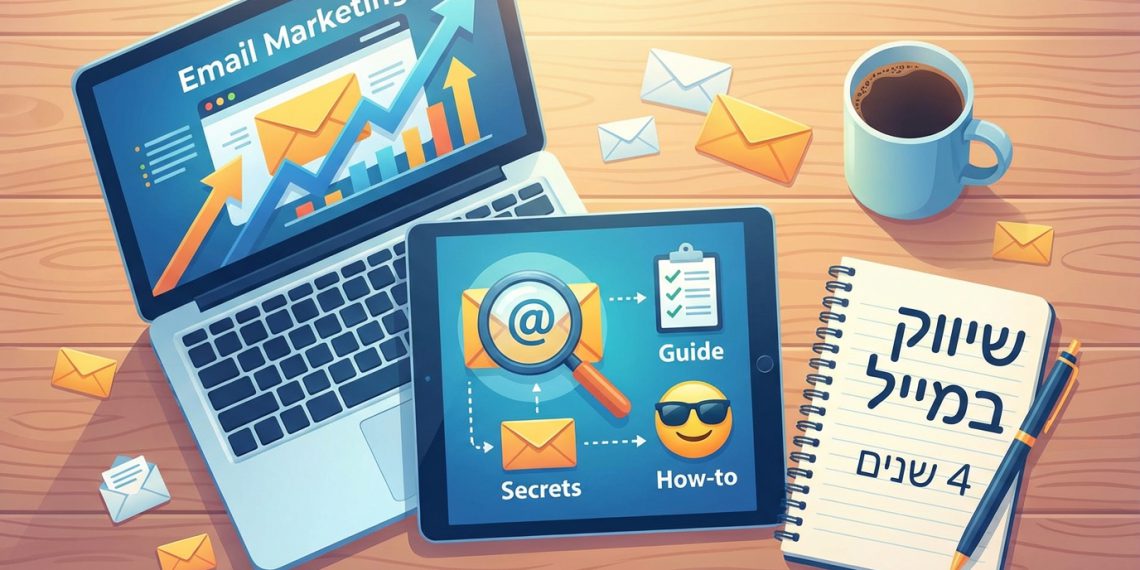 הנה כמה אפשרויות לכותרת מעודכנת, תוך שימוש בהנחיות שלך:

מייל: הכל על שיווק במייל – 4 שנים של ניסוי וטעייה! 📧
שיווק מייל: סודות השיווק במייל שאף אחד לא מגלה לך! 🤫
איך: הדרך הנכונה לשיווק מייל – טיפים מניסיון של 4 שנים! 😎
האמת על: שיווק מייל: האמת המרה והמתוקה אחרי 4 שנים בתחום! 💯
מדריך: המדריך לשיווק מייל – כל מה שחייבים לדעת בגיל 20! 🔥