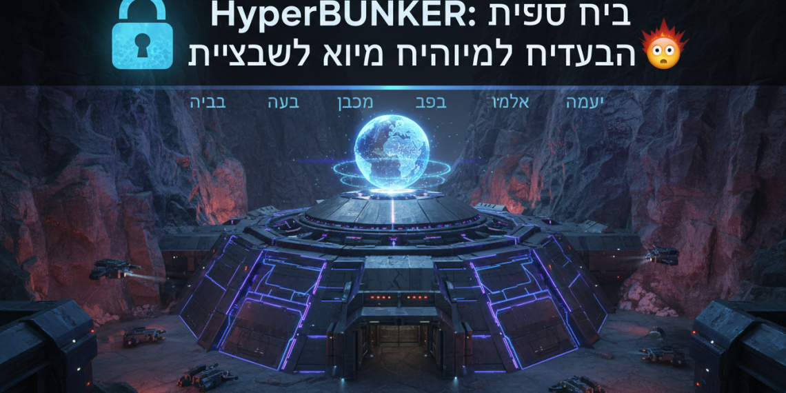 הנה כמה הצעות לכותרת משוכתבת, בסגנון צעיר ומושך, תוך שמירה על הדרישות:


הכל על HyperBUNKER: הכספת האולטימטיבית לדאטה שלך? 🔥


סודות HyperBUNKER: ככה שומרים על המידע שלך באמת! 🔒


איך HyperBUNKER משנה את המשחק של אבטחת מידע? 🤔


המדריך ל: HyperBUNKER – הדור הבא של אבטחת מידע 💪


HyperBUNKER: האמת על הכספת שלא ניתנת לפריצה 🤯