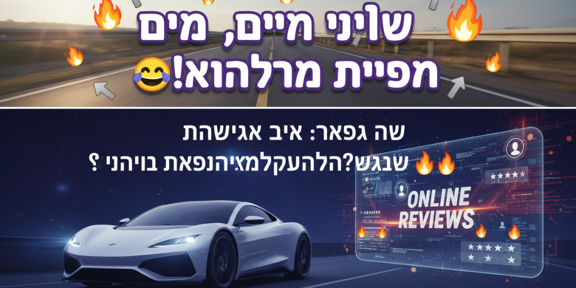 יאללה, בוא נרים את הכותרת הזאת! 😎
כותרת משוכתבת:
ביקורות רכב: איך חוות דעת אונליין משנות את כללי המשחק? 🚗🔥