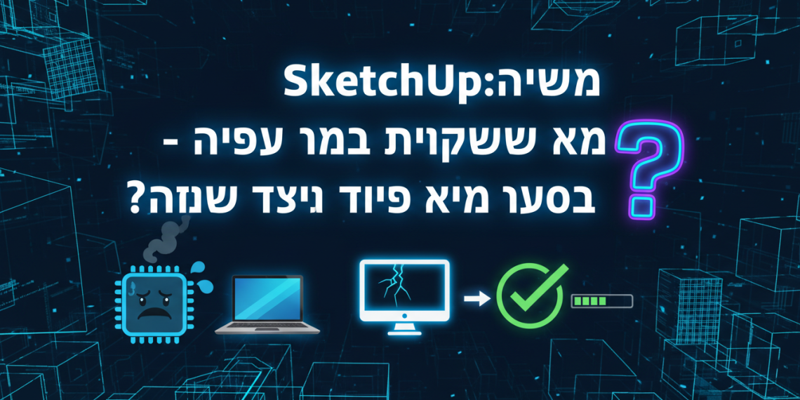 בטח! הנה כמה הצעות לכותרת משוכתבת, בסגנון צעיר ומושך, תוך התחשבות בדרישות:
SketchUp: הכל על הדרישות ואיך להריץ אותו חלק! 🚀
SketchUp: המדריך למינימום הדרוש כדי שהמחשב שלך לא יקרוס 💥
SketchUp: סודות הביצועים – ככה תריצו אותו בלי תקיעות! 🤫
SketchUp: האמת על הדרישות – מה באמת צריך כדי לעבוד? 🤔
SketchUp: למה המחשב שלך לא סוחב? מדריך לפיצוח הדרישות 💻