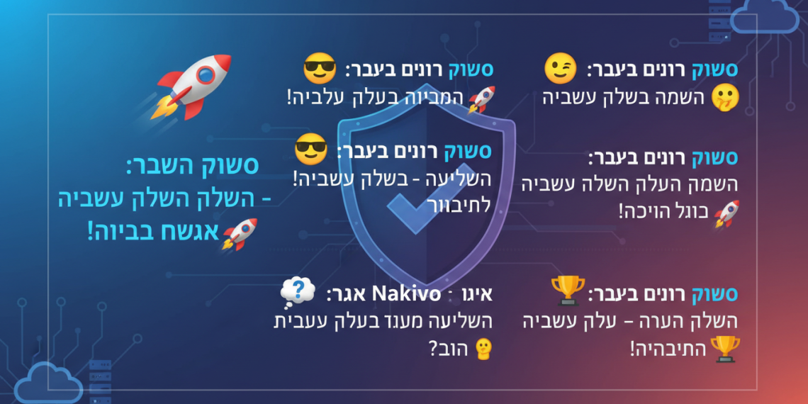 הנה כמה אפשרויות לכותרת משוכתבת, בסגנון צעיר ומושך, העונות על הדרישות:

גיבוי: הדרך הנכונה לנהל גיבוי מרחוק – בקלות! 🚀
גיבוי: הכל על גיבוי מרחוק – בלי כאב ראש! 😎
גיבוי: סודות הניהול של גיבוי מרחוק – שווה לך! 😉
גיבוי: איך Nakivo עוזר לך לנהל גיבוי מרחוק? 🤔
גיבוי: המדריך לניהול גיבוי מרחוק – כמו מקצוען! 🏆