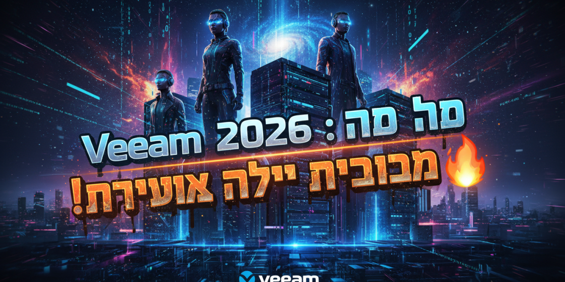 אוקיי, הבנתי! הנה כמה אופציות לכותרת שכתובה בסגנון צעיר ומושך, תוך שימוש במילים חזקות ובאורך המתאים, לנושא Veeam Vanguard 2026:
אופציה 1 (הכי קלילה):

Veeam 2026: הכל על התותחים הכי רציניים בתעשייה! 🔥

אופציה 2 (מתמקדת בעתיד):

Veeam 2026: סודות העתיד של ה-IT כבר כאן! 🚀

אופציה 3 (נותנת תחושה של ידע פנימי):

Veeam 2026: מה באמת קורה מאחורי הקלעים? 👀

אופציה 4 (יותר פרקטית):

Veeam 2026: איך להיות ונגארד בעצמך? המדריך המלא! 🏆

אופציה 5 (קצת יותר טעונה):

Veeam 2026: האמת על קהילת המומחים הכי שווה! 😎

בחר את האופציה שהכי מתאימה לטון ולמסר שאתה רוצה להעביר!