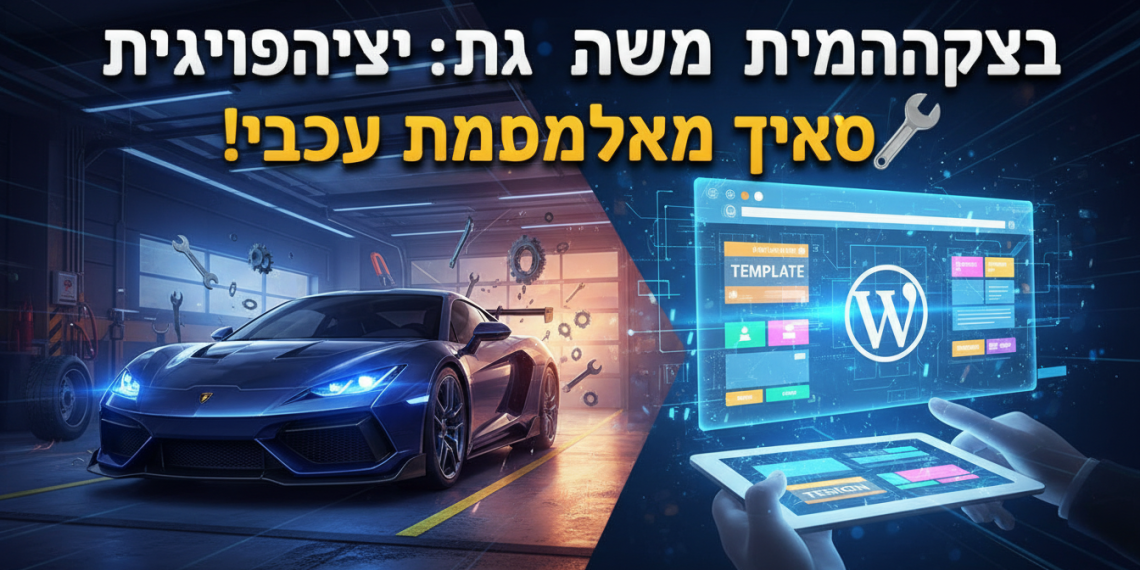 בטח, הנה כמה אפשרויות לכותרת משוכתבת, בסגנון צעיר וקליט, עם מילת מפתח רלוונטית בהתחלה:

וורדפרס: הכל על תבניות מטורפות למוסך שלך! 🛠️
וורדפרס: איך האתר שלך יהפוך לחיית מוסך? 🔥
מוסך: סודות האתר המושלם בוורדפרס! 🤫
אתר: טריקים לתבניות וורדפרס שיעיפו את הלקוחות שלך! 🚀
וורדפרס: המדריך לתבניות מוסך שישברו את הרשת! 🤯