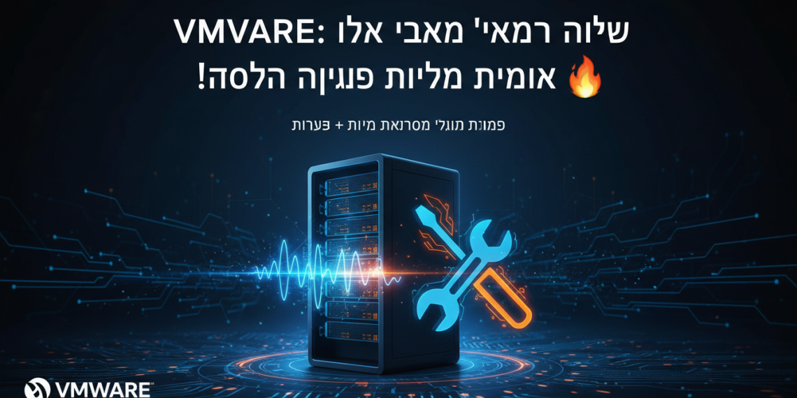 VMware: איך לשדרג ת'שרת שלך בקלות + תיקוני באגים לוהטים! 🔥