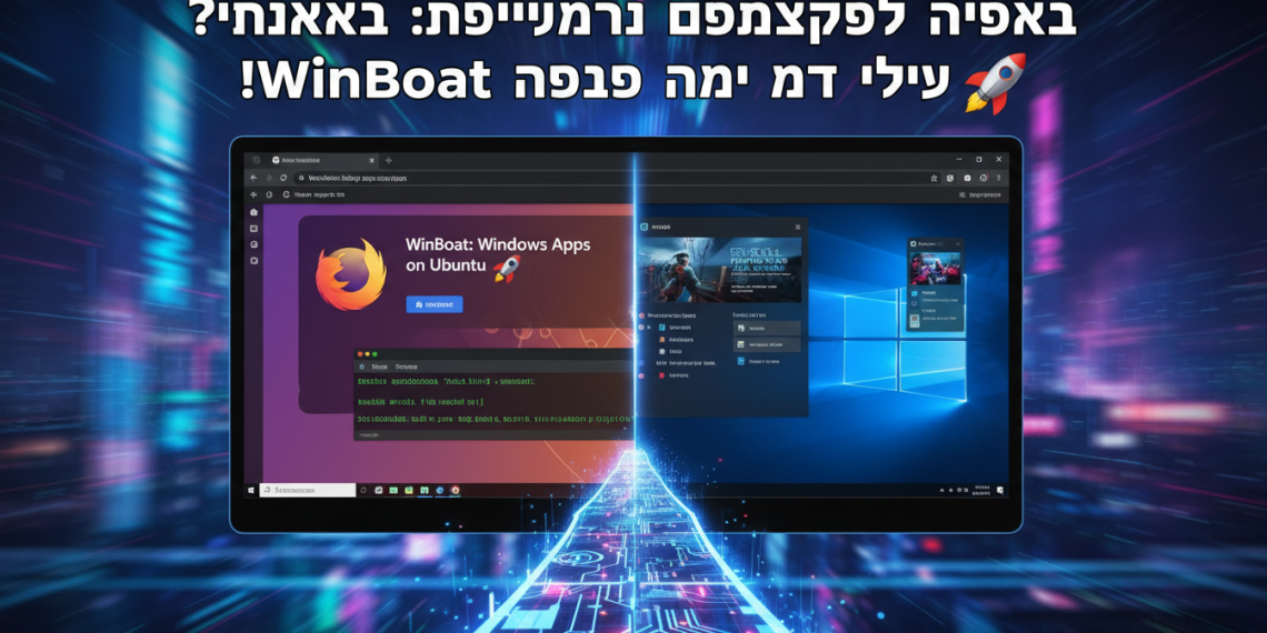 הנה כמה הצעות לכותרות משוכתבות, בסגנון צעיר וקליט, תוך שימוש במילים חזקות ובטווח התווים הרצוי:

לינוקס: הכל על ווינדוס באובונטו? WinBoat עושה את זה! 🚀
לינוקס: איך להריץ אפליקציות ווינדוס בקלילות (ובחינם!) 😎
ווינדוס: סודות האינטגרציה עם לינוקס שחייבים להכיר! 🔥
לינוקס: הדרך הנכונה להריץ ווינדוס? WinBoat משנה את המשחק! 🎮
ווינדוס: האמת על WinBoat: ווינדוס בלינוקס? זה עובד! 👌