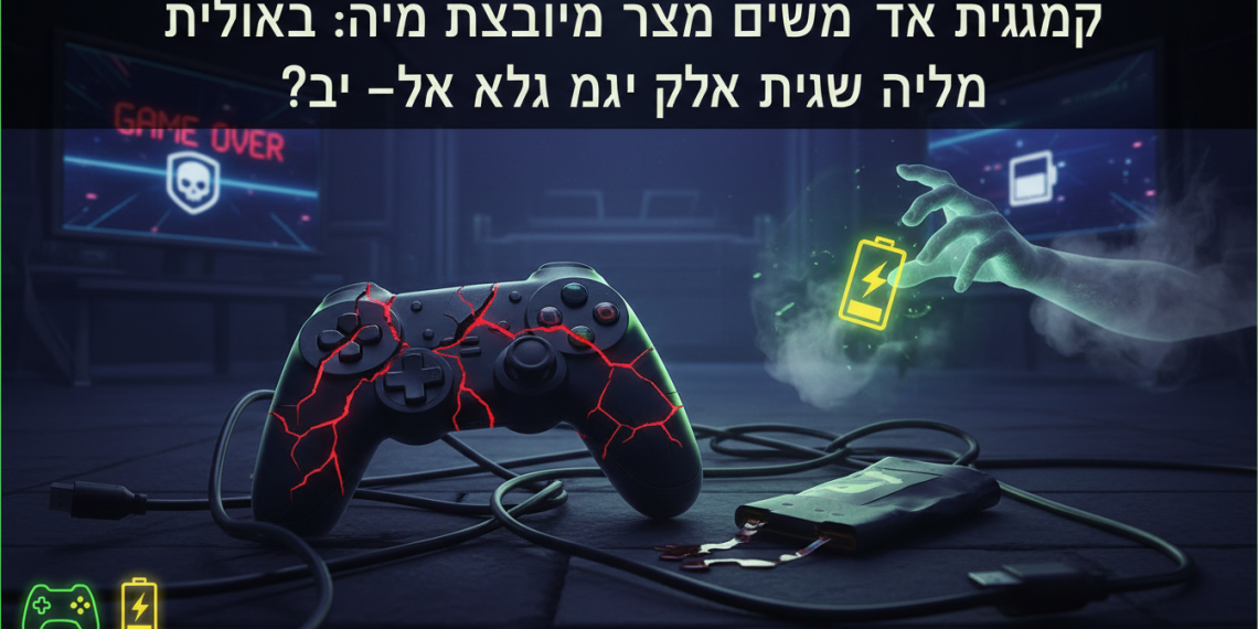גיימינג: למה לשחק על סוללה זה חרא – ואיך סוף סוף לנצח את זה? 🎮🔋