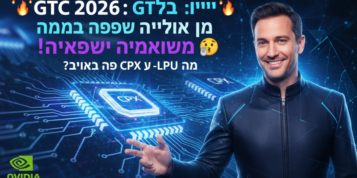 הנה כמה הצעות לכותרות שכתוב, בסגנון צעיר וקליט, תוך שמירה על הדרישות:

הכל על GTC 2026: מה באק סיפר לנו על CPX ו-LPU? 🔥
GTC 2026: באק חושף סודות ענקיים על מעבדים חדשים! 🤫
למה CPX נגנז? האמת על GTC 2026 עם איאן באק! 🤯
GTC 2026: טריקים וסודות מאחורי הקלעים של NVIDIA 🤫💻
GTC 2026: באק מדבר! מה הוא חושב על העתיד של המחשוב? 🔮