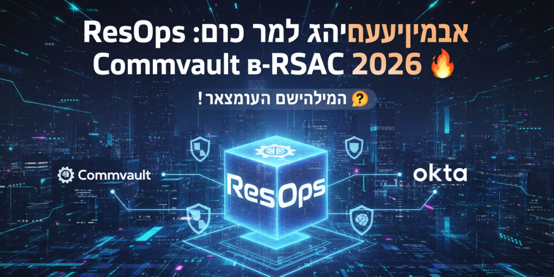 אוקיי, הנה כמה אופציות לכותרת משוכתבת, בסגנון צעיר וקליט, שמתאימות לבני 15-25, ומדגישות את הנושא המרכזי:
אופציה 1 (הכי קצרה):
ResOps: הכל על השיגעון של Commvault ב-RSAC 2026! 🔥
אופציה 2 (מדגישה את הטכנולוגיות):
ResOps: סודות האבטחה של העתיד ב-Commvault (Okta ועוד!) 🛡️
אופציה 3 (שואלת שאלה):
ResOps: מה Commvault מתכננת לנו ב-2026? האבטחה משתדרגת! 🤔
אופציה 4 (קצת יותר הסבר, עדיין קליט):
ResOps: האמת על האבטחה של Commvault – זה הולך להיות מטורף! 🤯
הסבר על הבחירות שלי:
מילת מפתח בהתחלה: ResOps מופיעה בתחילת כל הכותרות.
סגנון צעיר: שימוש באימוג'יז, מילים כמו "שיגעון," "מטורף," וסימני קריאה.
קיצור: ניסיתי לתמצת את המידע מבלי לאבד את הרעיון המרכזי.
פנייה לקהל: ניסיתי לעורר סקרנות ולגרום לקהל לרצות לדעת עוד.
אני ממליץ לבחור את האופציה שהכי מתאימה לטון ולמטרות שלכם. בהצלחה!