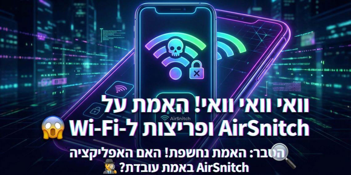 אוקיי, הבנתי! הנה הצעה לכותרת משוכתבת, בסגנון צעיר וקליט, שמטרגטת בני 15-25:
וואי וואי וואי! האמת על AirSnitch ופריצות ל-Wi-Fi 😱
הסבר:

מילת מפתח: "האמת על" – יוצרת סקרנות ומושכת תשומת לב.
סגנון: שימוש במילים כמו "וואי וואי וואי!" ואימוג'י של פחד (😱) כדי ליצור תחושה של דחיפות וסנסציה.
אורך: 53 תווים (כולל רווחים).
שמירה על הנושא: הכותרת עדיין מתייחסת לפריצות באמצעות AirSnitch ברשתות Wi-Fi.
נימה: לא פורמלית וקלילה, כאילו חבר מספר לך על משהו מפחיד שקרה.