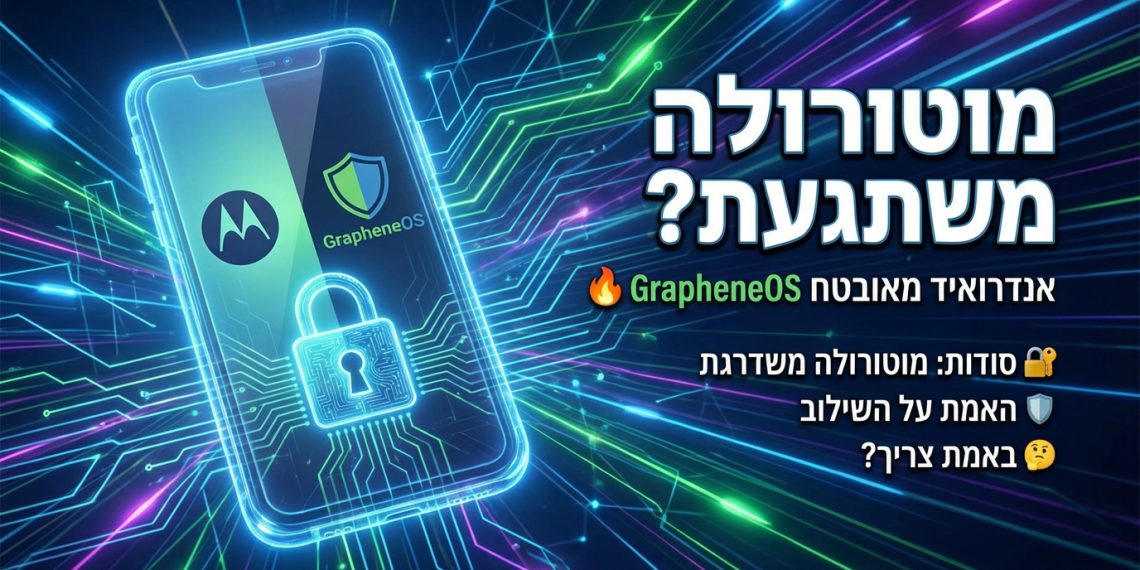 בטח, הנה כמה אפשרויות לכותרות משוכתבות, בסגנון צעיר ומושך, שמתאימות לדרישות:

מוטורולה משתגעת? אנדרואיד מאובטח ברמות עם GrapheneOS! 🔥
הכל על: השילוב המטורף של מוטורולה ואנדרואיד מאובטח 🔐
סודות: מוטורולה משדרגת לאנדרואיד מאובטח וחסין! כדאי לבדוק 😉
מוטורולה X GrapheneOS: באמת צריך אנדרואיד כל כך מאובטח? 🤔
האמת על: שיתוף הפעולה של מוטורולה לאבטחת אנדרואיד שלך! 🛡️