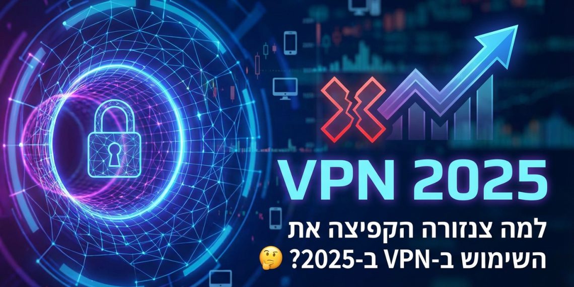 הנה כמה אפשרויות לכותרת משוכתבת, בסגנון צעיר וקליט:
VPN: למה צנזורה הקפיצה את השימוש ב-VPN ב-2025? 🤔
VPN: הכל על הזינוק בשימוש ב-VPN ב-2025 (ומה הקשר לצנזורה) 🤯
VPN: האמת על: צנזורה גרמה לבום ב-VPN ב-2025?! 😲
VPN: סודות הזינוק בשימוש ב-VPN ב-2025 נחשפים! 🤫
VPN: איך צנזורה דחפה אנשים להשתמש ב-VPN ב-2025? 🧐