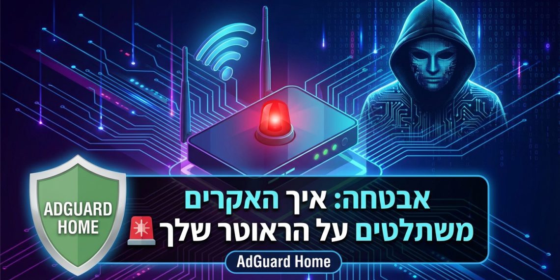 יאללה, בוא נרים את הכותרת הזאת לרמה:
אבטחה: איך האקרים משתלטים על הראוטר שלך? 🚨 (AdGuard Home)